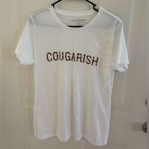 NWOT Kittenish White T-Shirt XL 🐾